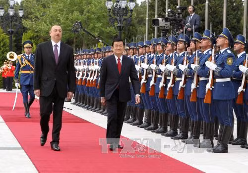 Chủ tịch nước hội đàm với Tổng thống Azerbaijan ảnh 1