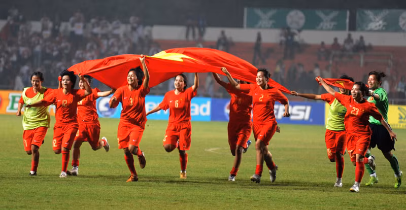 Bóng đá nữ Việt Nam vào bán kết ASIAD 17 ảnh 1