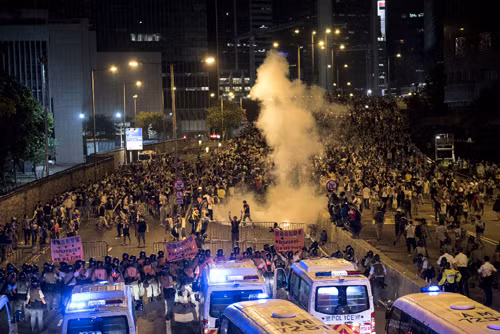 Hình ảnh biểu tình ở Hong Kong ảnh 12