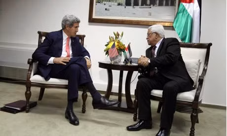 Ngoại trưởng Mỹ hội đàm với Tổng thống Palestine về tình hình Gaza ảnh 1