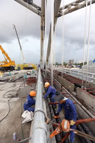 Cầu Đông Trù sẽ thông xe dịp 60 năm giải phóng Thủ đô ảnh 5