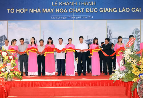 Khánh thành Tổ hợp nhà máy hóa chất Đức Giang Lào Cai ảnh 1