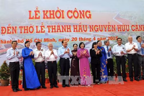Khởi công xây dựng đền thờ Lễ Thành hầu Nguyễn Hữu Cảnh ảnh 1