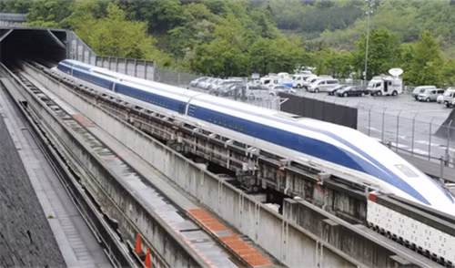 Chạy 603km/h, tàu Nhật Bản phá kỉ lục tốc độ ảnh 1