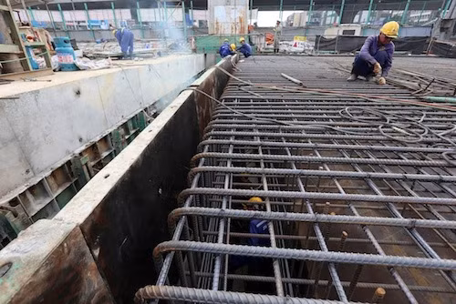 Hầm chui QL6 –Thanh Xuân có thể lỡ tiến độ vì 'vướng' đường sắt trên cao ảnh 6