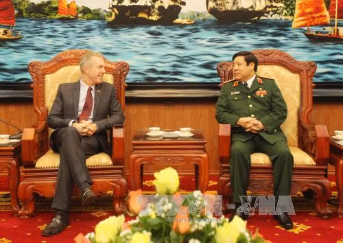 Đại tướng Phùng Quang Thanh tiếp Đại sứ Mỹ ảnh 2