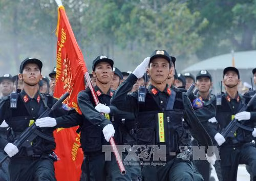 Hợp luyện lực lượng tham gia Lễ diễu binh ngày 30/4 ảnh 4