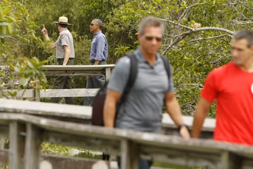 Tổng thống Obama thăm Vườn quốc gia Everglades ảnh 7