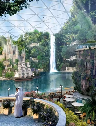 Thành phố trong nhà đầu tiên trên thế giới tại Dubai ảnh 1