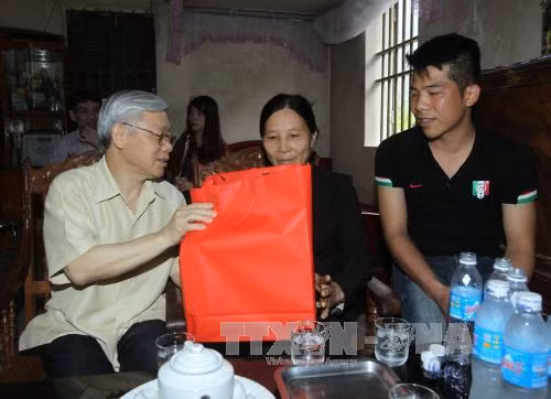 Tổng Bí thư Nguyễn Phú Trọng làm việc tại tỉnh Lạng Sơn ảnh 3