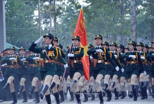 Hợp luyện lực lượng tham gia Lễ diễu binh ngày 30/4 ảnh 11