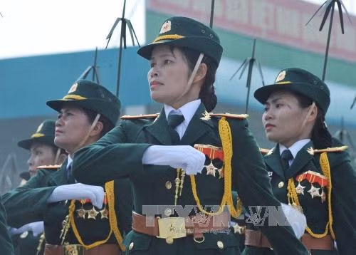 Hợp luyện lực lượng tham gia Lễ diễu binh ngày 30/4 ảnh 13