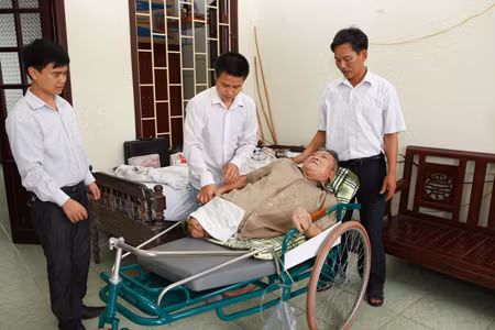 Thương binh đặc biệt với ước mơ xe lăn ảnh 1