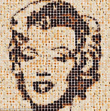 Ngắm The Beatles và Marilyn Monroe bằng ... bánh mỳ cháy ảnh 2
