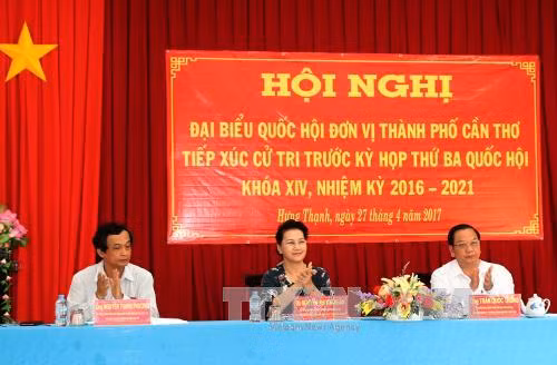 Chủ tịch Quốc hội tiếp xúc cử tri quận Cái Răng, Cần Thơ ảnh 3
