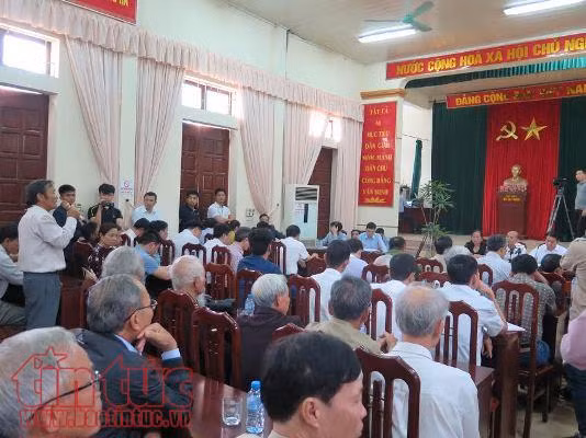Người dân Đồng Tâm đồng ý thả người sau cuộc đối thoại với Chủ tịch Hà Nội Nguyễn Đức Chung ảnh 6
