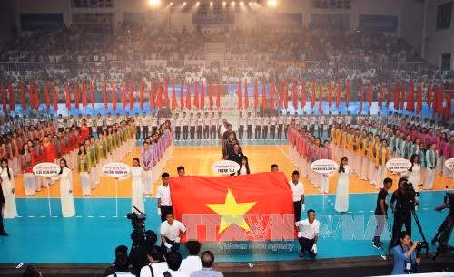 Khai mạc Giải bóng chuyền nữ quốc tế - Cúp VTV9 Bình Điền lần thứ XI ảnh 1