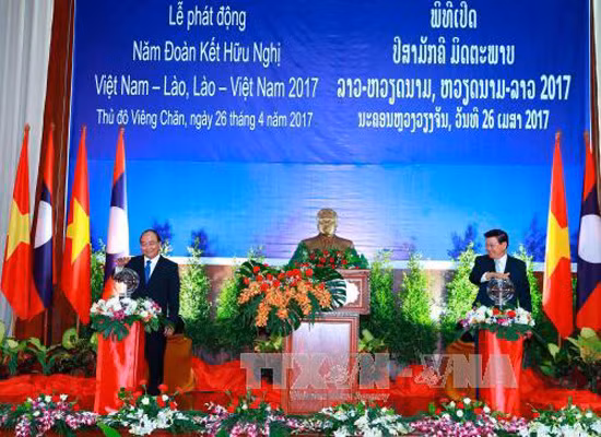 Lễ phát động Năm Đoàn kết Hữu nghị Việt Nam – Lào, Lào – Việt Nam 2017 ảnh 1