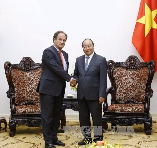 Thủ tướng Nguyễn Xuân Phúc tiếp khách ngoại giao ảnh 2