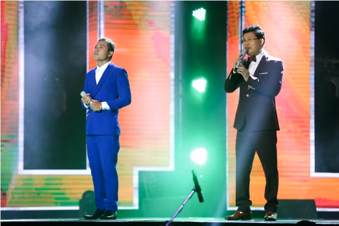 Lệ Quyên, Đàm Vĩnh Hưng và Quang Lê "tụ" lại trên ghế nóng Bolero nghe Thạch Phay và Đắc Long song ca ảnh 1