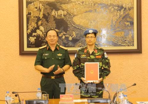 Thêm một sỹ quan Việt Nam tham gia gìn giữ hòa bình Liên hợp quốc ảnh 1