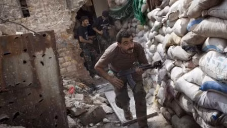 Phiến quân Syria đấu súng gần biên giới Thổ Nhĩ Kỳ ảnh 1