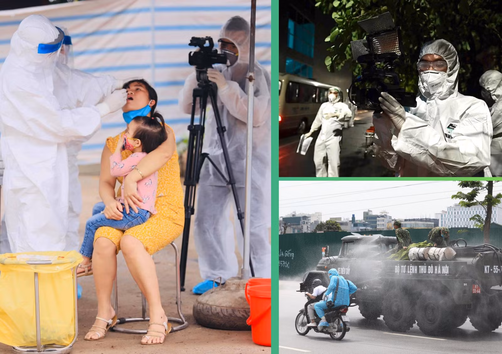 Tác nghiệp trong giai đoạn chống dịch Covid-19.