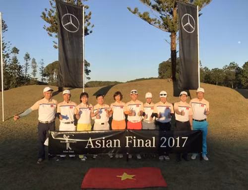 Dấu ấn golf Việt tại vòng chung kết châu Á MercedesTrophy 2017 ảnh 1