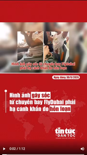 Hình ảnh gây sốc từ chuyến bay FlyDubai phải hạ cánh khẩn do hỗn loạn