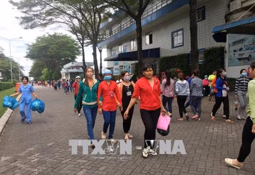 Đến ngày 16/6, hầu hết người lao động tham gia tụ tập, ngừng việc đã đi làm trở lại ảnh 1
