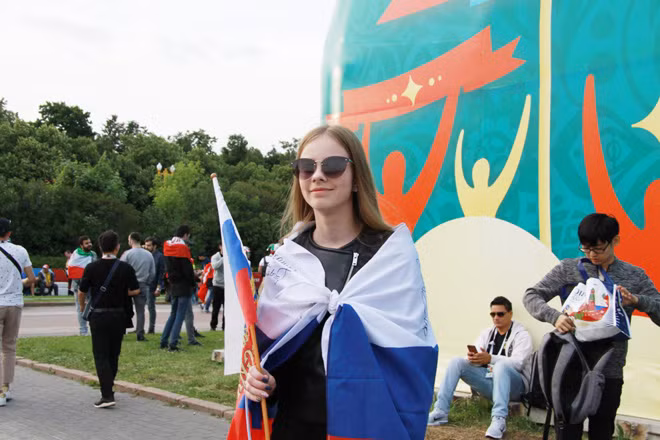 Ngắm những hot girl Nga xinh đẹp ở World Cup 2018 ảnh 5
