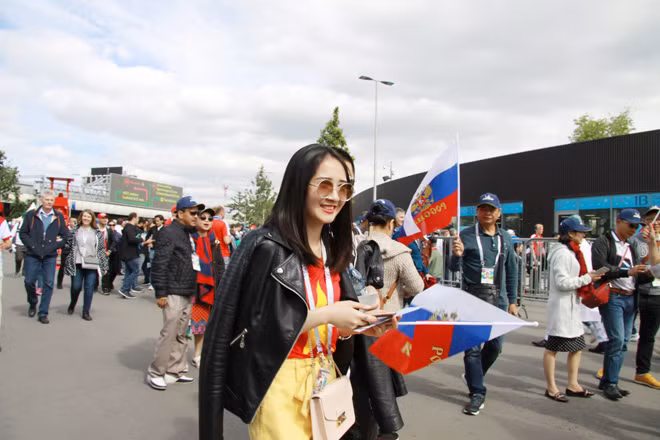 Ngắm những hot girl Nga xinh đẹp ở World Cup 2018 ảnh 15