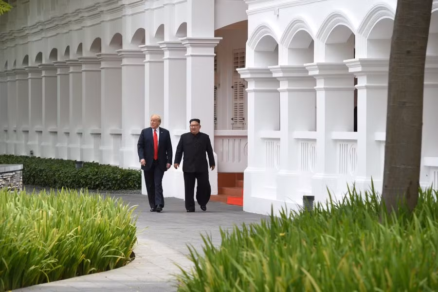Tổng thống Trump tuyên bố Mỹ và Triều Tiên sẽ ký một văn kiện sau hội nghị thượng đỉnh ảnh 1