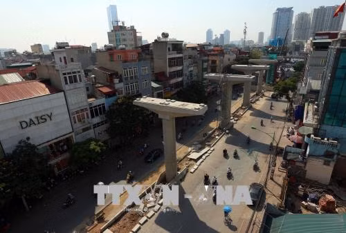 Tuyến metro Nhổn - ga Hà Nội thi công đạt 43% ảnh 8