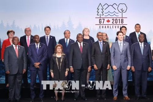 Thủ tướng Nguyễn Xuân Phúc dự Hội nghị Thượng đỉnh G7 mở rộng tại Canada ảnh 2