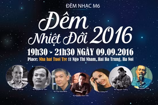 Đêm nhạc kỷ niệm 10 năm thành lập nhóm M6 ảnh 1