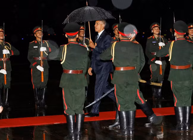 Hình ảnh dung dị của Tổng thống Obama tại Lào ảnh 1