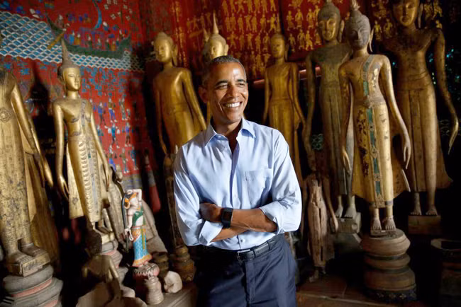 Hình ảnh dung dị của Tổng thống Obama tại Lào ảnh 8