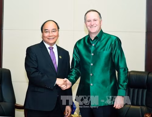 Thủ tướng Nguyễn Xuân Phúc hội kiến lãnh đạo Nhật Bản, New Zealand ảnh 2