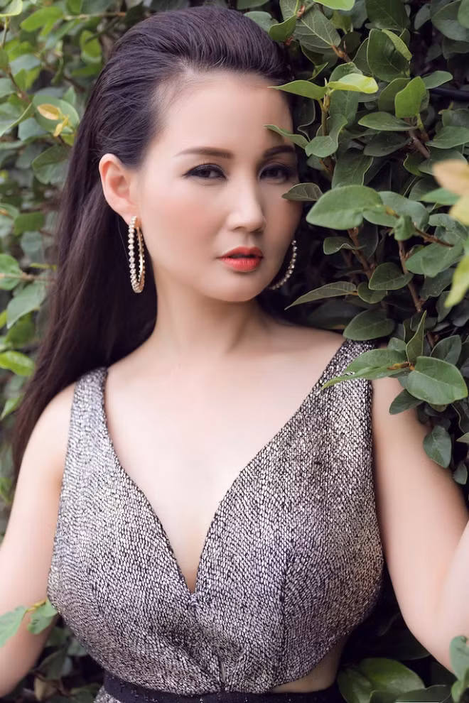 Hoa hậu quý bà Sương Đặng sang trọng với đầm ánh bạc ảnh 3