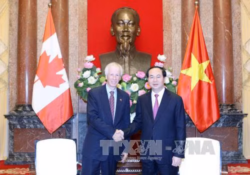 Chủ tịch nước tiếp Bộ trưởng Ngoại giao Canada ảnh 1