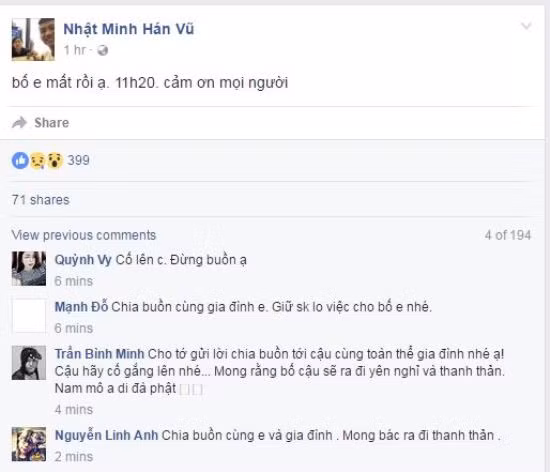 Lão Quềnh đã ra đi thật rồi... ảnh 2