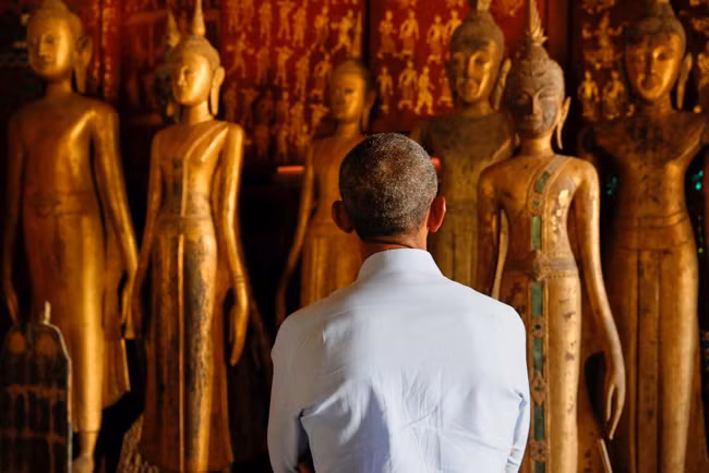 Hình ảnh dung dị của Tổng thống Obama tại Lào ảnh 7