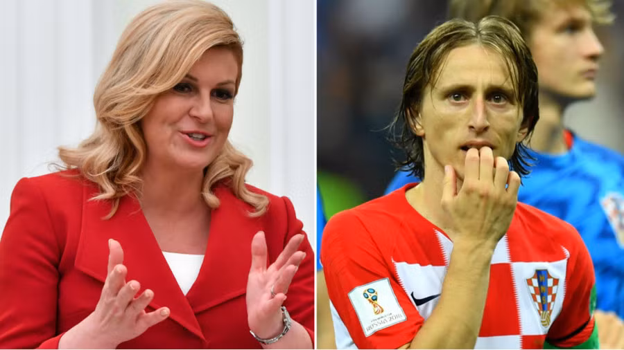 Nữ Tổng thống Croatia khiến Quả bóng vàng World Cup 2018 Luka Modric lu mờ ảnh 1