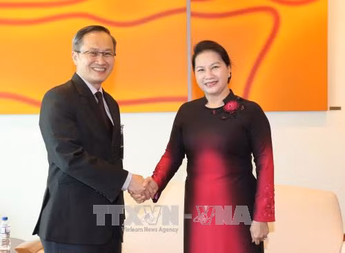 Chủ tịch Quốc hội Nguyễn Thị Kim Ngân bắt đầu thăm chính thức Singapore ảnh 1