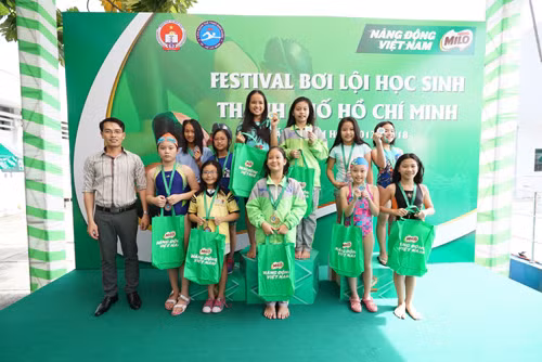 Chung kết Festival Bơi lội học sinh TP Hồ Chí Minh ảnh 1