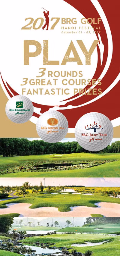 2017 BRG Golf Hà Nội Festival - Cơ hội trải nghiệm ba sân chơi Gôn đẳng cấp với chi phí hấp dẫn ảnh 1
