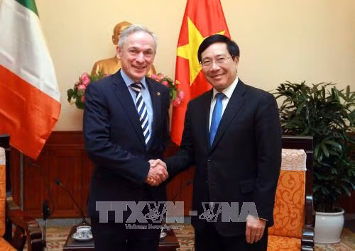 Phó Thủ tướng Phạm Bình Minh tiếp Bộ trưởng Giáo dục và Kỹ năng Ireland ảnh 1