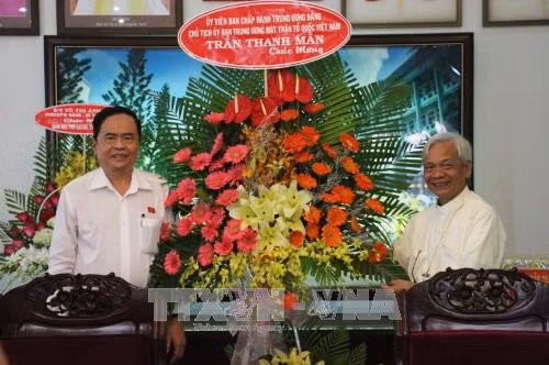 Chủ tịch UB Trung ương MTTQ Trần Thanh Mẫn chúc mừng Giáng sinh tại An Giang ảnh 1