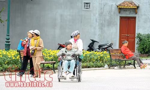Người Hà Nội co ro trong cái rét đầu đông ảnh 6